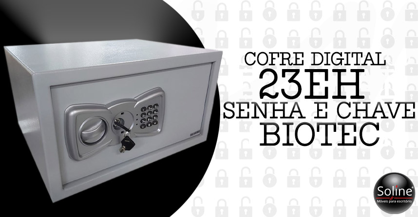 Cofre Digital de Senha 23EH Biotec