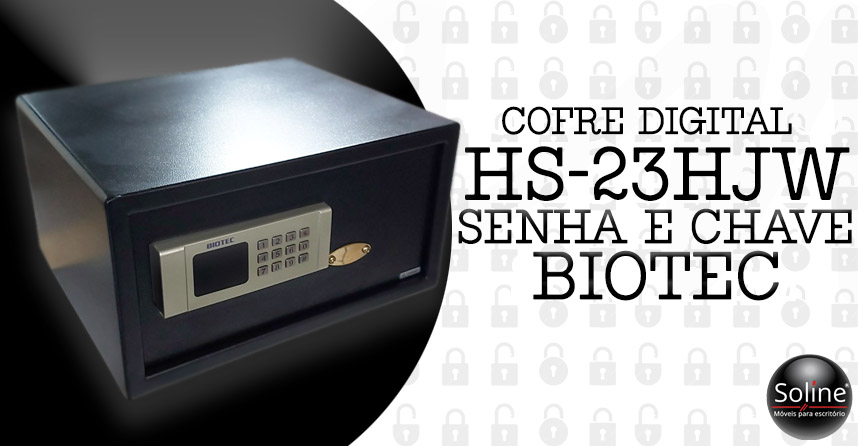 Cofre Digital de Senha HS-23HJW Biotec